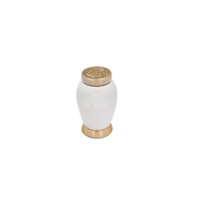 Cresthaven Ivory Miniature Urn