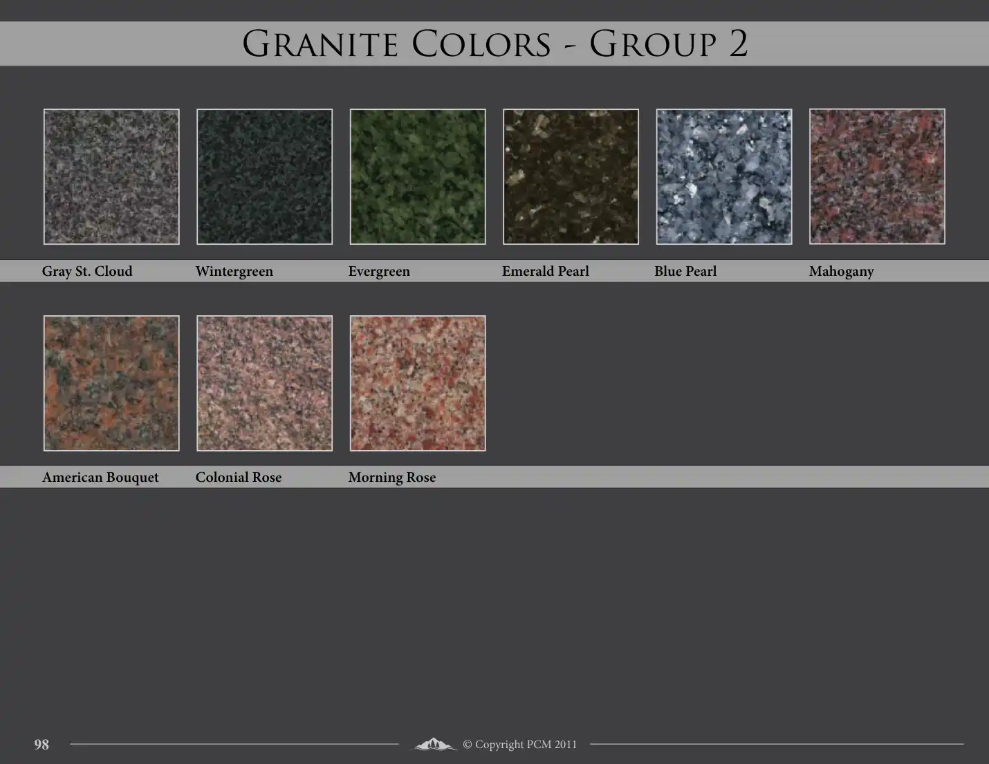 Granite Colors — Group 2