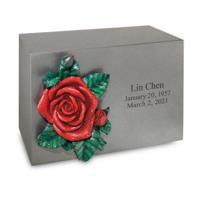 Pewter Bronze Horizontal Urn