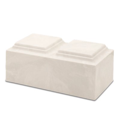Companion Alpine White Synthetic Marble Urn