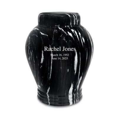 Nero Marquina Full Size Urn